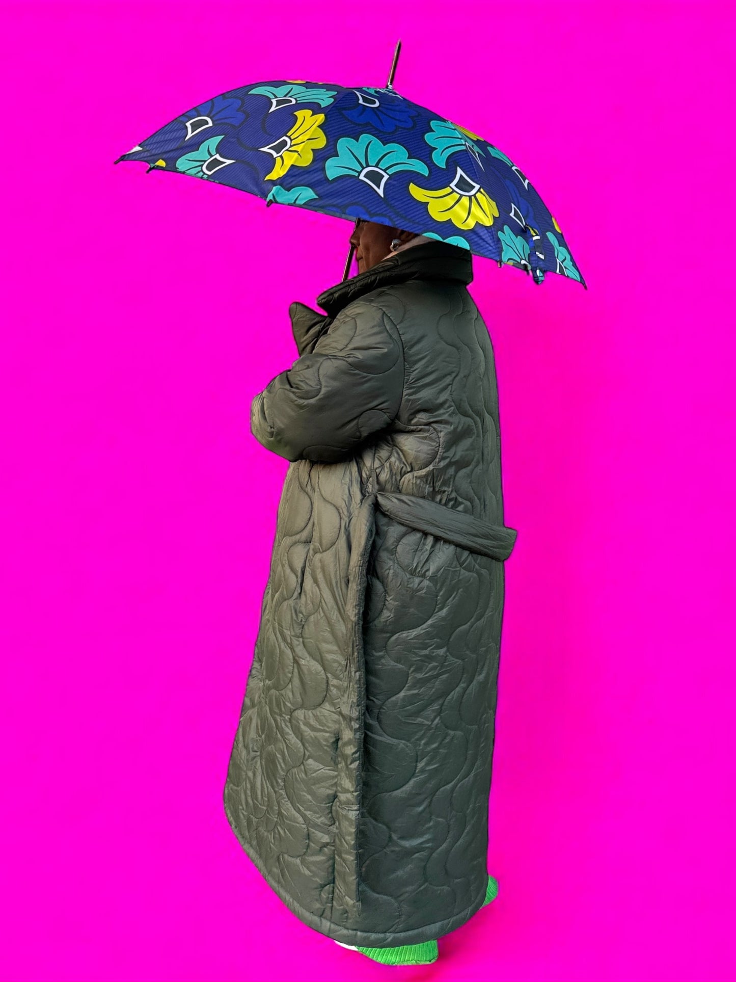 Parapluie Fleur de mariage violet